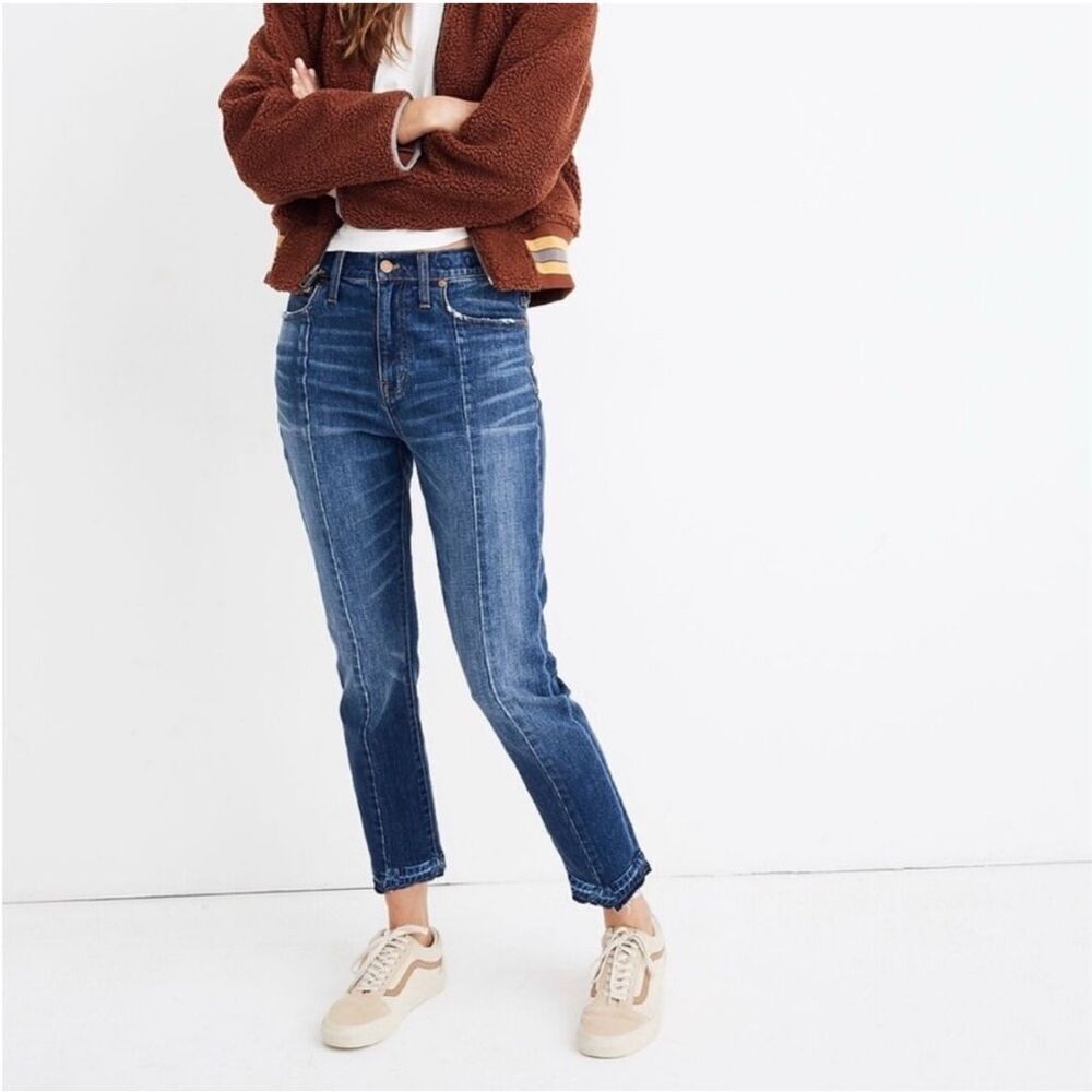 Madewell the high rise slim boy jean seamed edition size 25